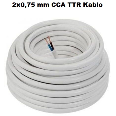 2x0,75 mm CCA TTR Kablo