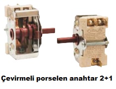 evirmeli Porselen Anahtar 2+1 