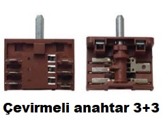 evirmeli Anahtar 3+3