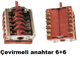 evirmeli Anahtar 6+6