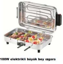 1000W Byk Boy Elektrikli Izgara