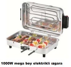 1100W Mega Boy Elektrikli Izgara