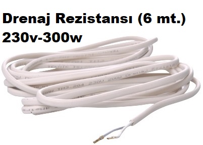 300W 6 Metre Drenaj Rezistans