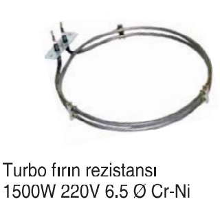 Turbo Frn Rezistans 1500W 220V 6,5Q CR-N