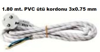 1.80 Metre PVC t Kordonu 3x0.75 mm