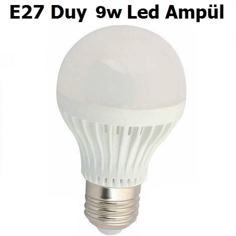 E27 Duy 9w Led Ampl