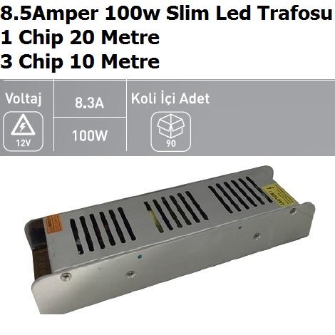 8.5 Amper 100w erit Led Trafosu