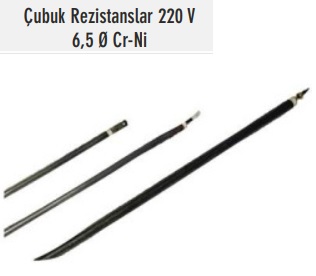 150 cm 1500w ubuk Rezistans 8.5 mm