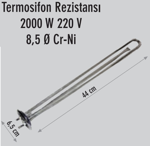 2000w 44 cm Termosifon Rezistans