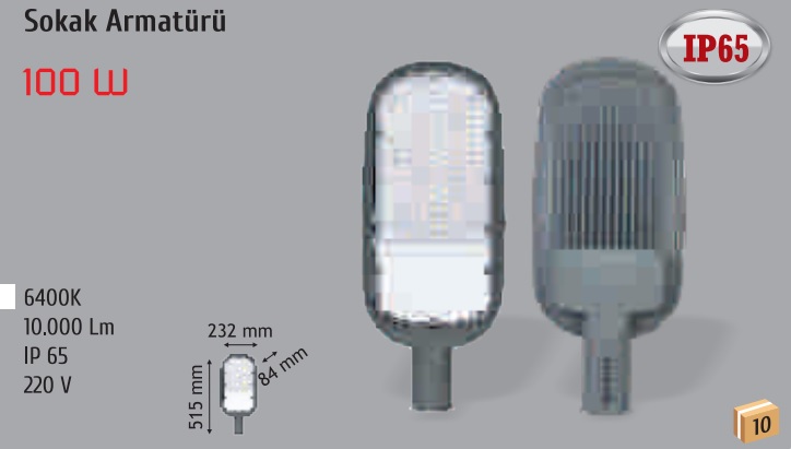 100w Led Sokak Armatr