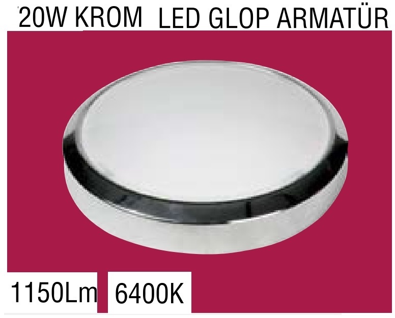 Krom Led Glop Armatr