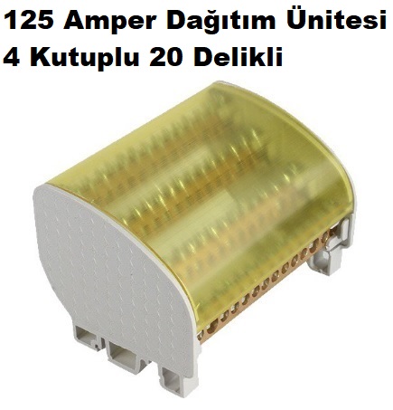 4 Kutuplu 20 Delikli 125 Amper Datm nitesi