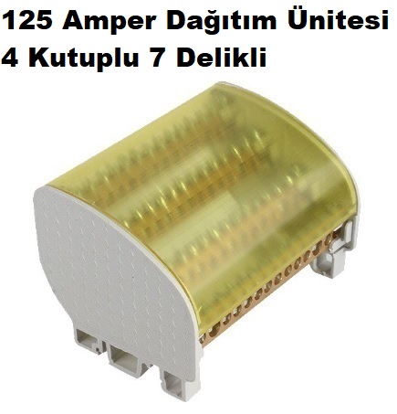 4 Kutuplu 7 Delikli 125 Amper Datm nitesi