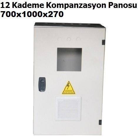 700x1000x270 12 Kademe Kompanzasyon Panosu