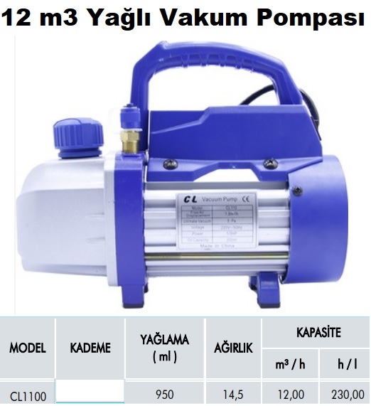 CL 1100 12 m3 Yal Vakum Pompas