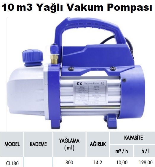 CL 180 10 m3 Yal Vakum Pompas