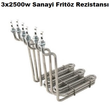 3x2500w Sanayi Fritz Rezistans
