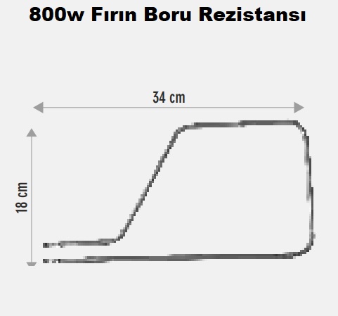 800w Frn Boru Rezistans