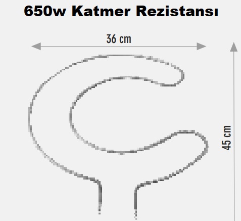 650w Katmer Rezistans