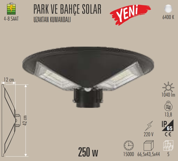 250w Solar Park Bahe Sokak Armatr